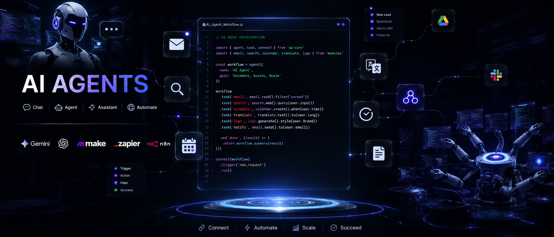 KI-Chatbots und Assistenten für Web, WhatsApp und Kundensupport